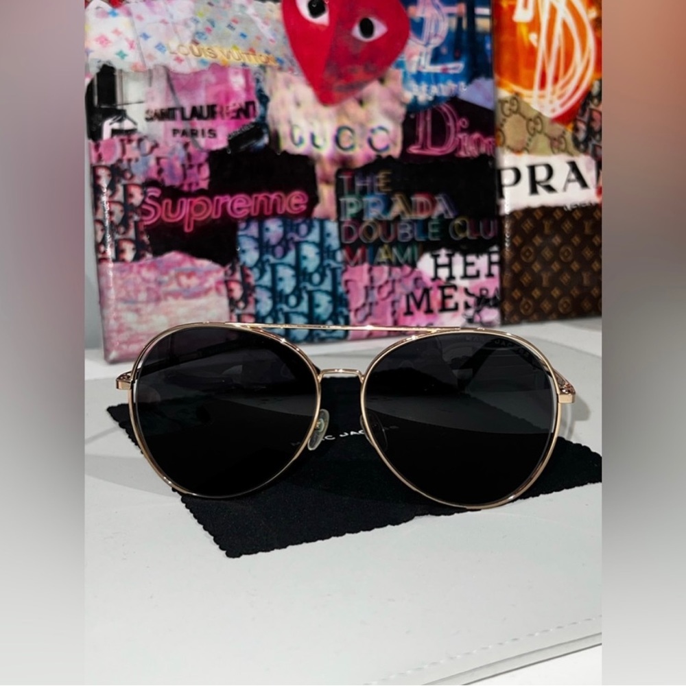 Marc Jacobs 328/F/S Aviator Sunglasses - Picture 3 of 5
